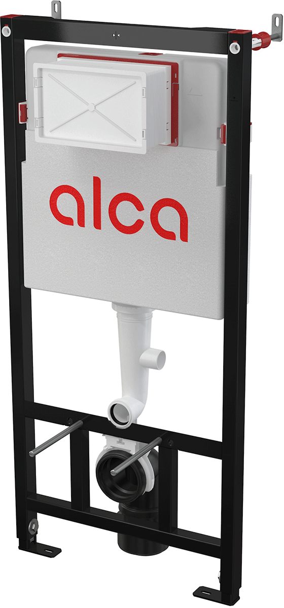 Alca 1.12m frame & cistern (12cm deep) WRAS air gap