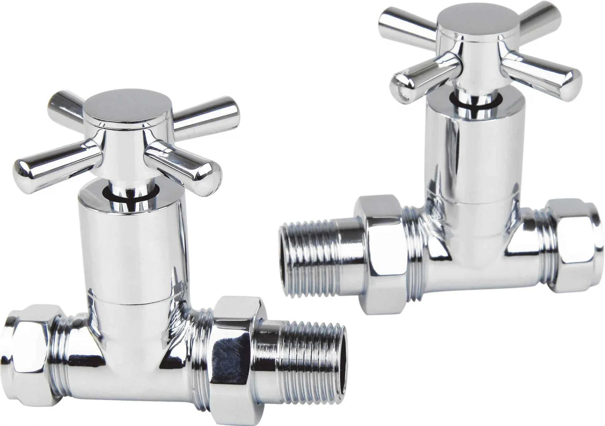 Cross Head Rad Valve Straight (Pair)