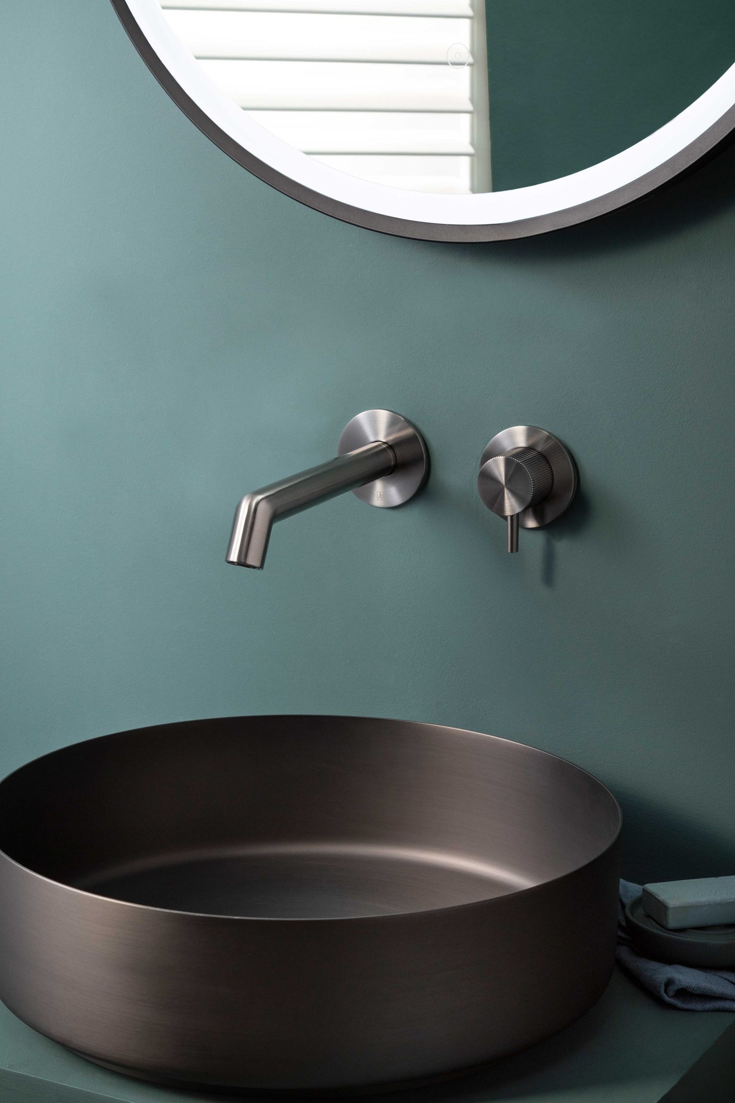 Evo Single Lever Wall Mounted Basin Mixer
