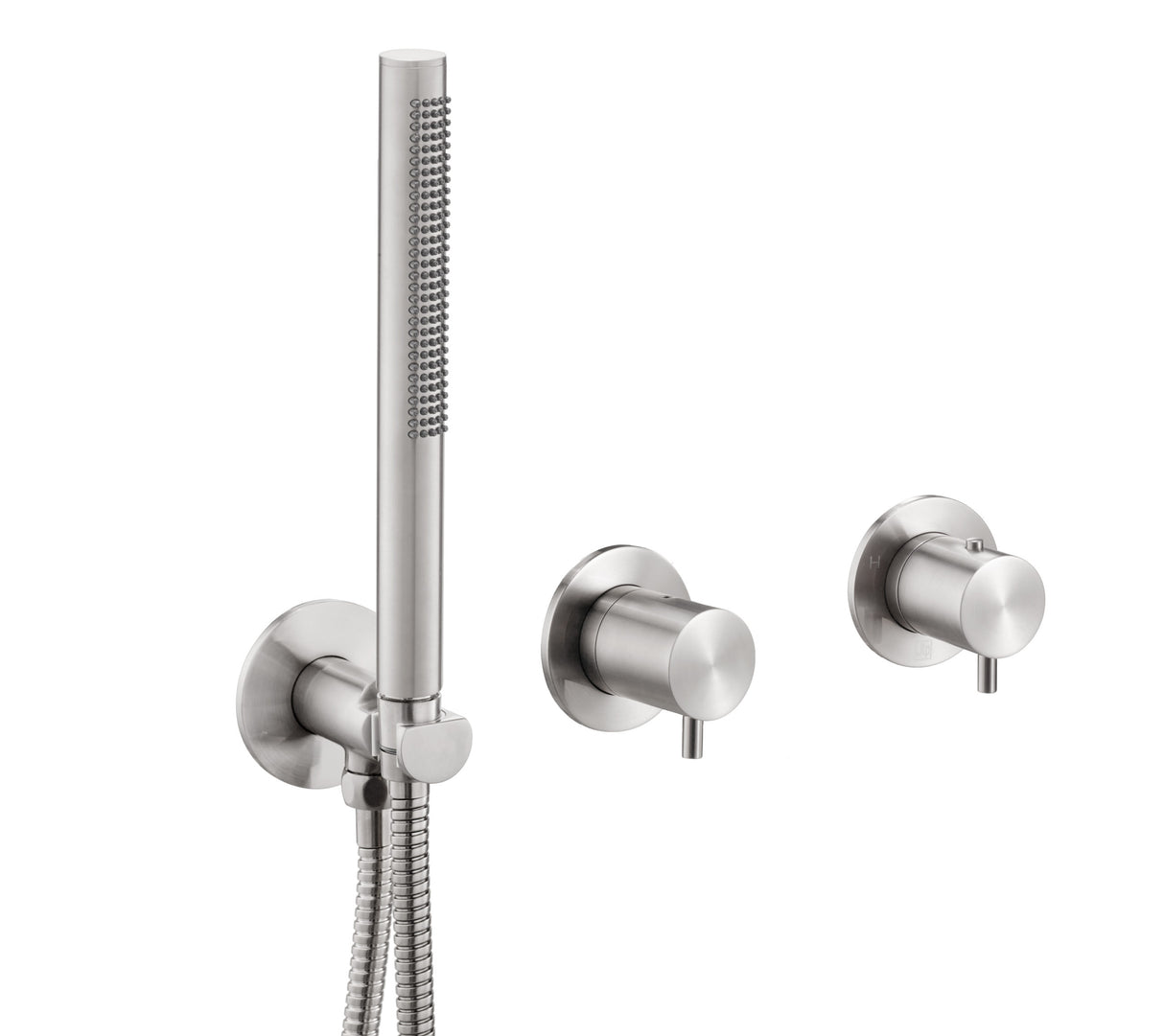 VOS Modular 2 Handle 2 Outlet Thermostatic Shower Valve W Handset