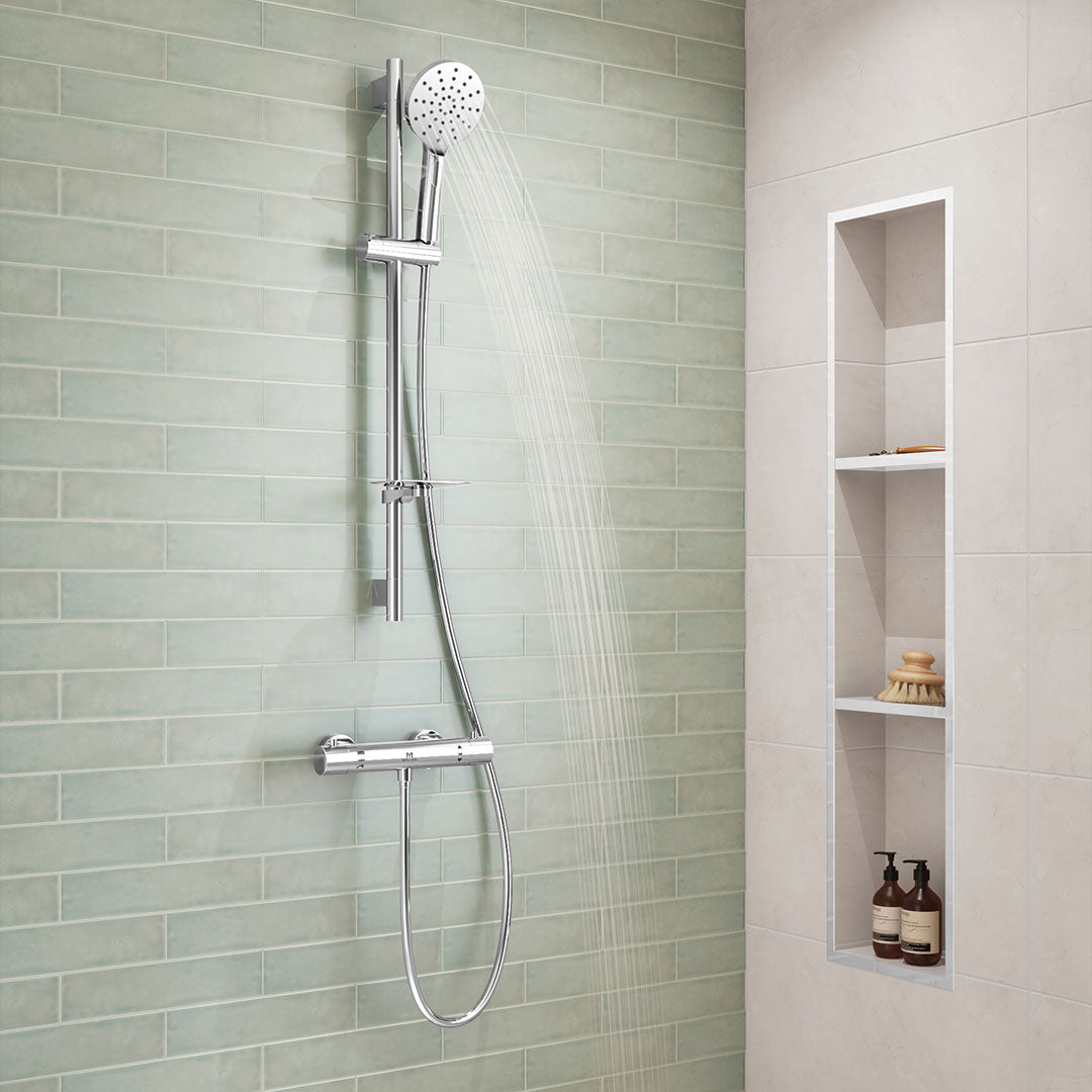 Euri Exposed Thermostatic Shower