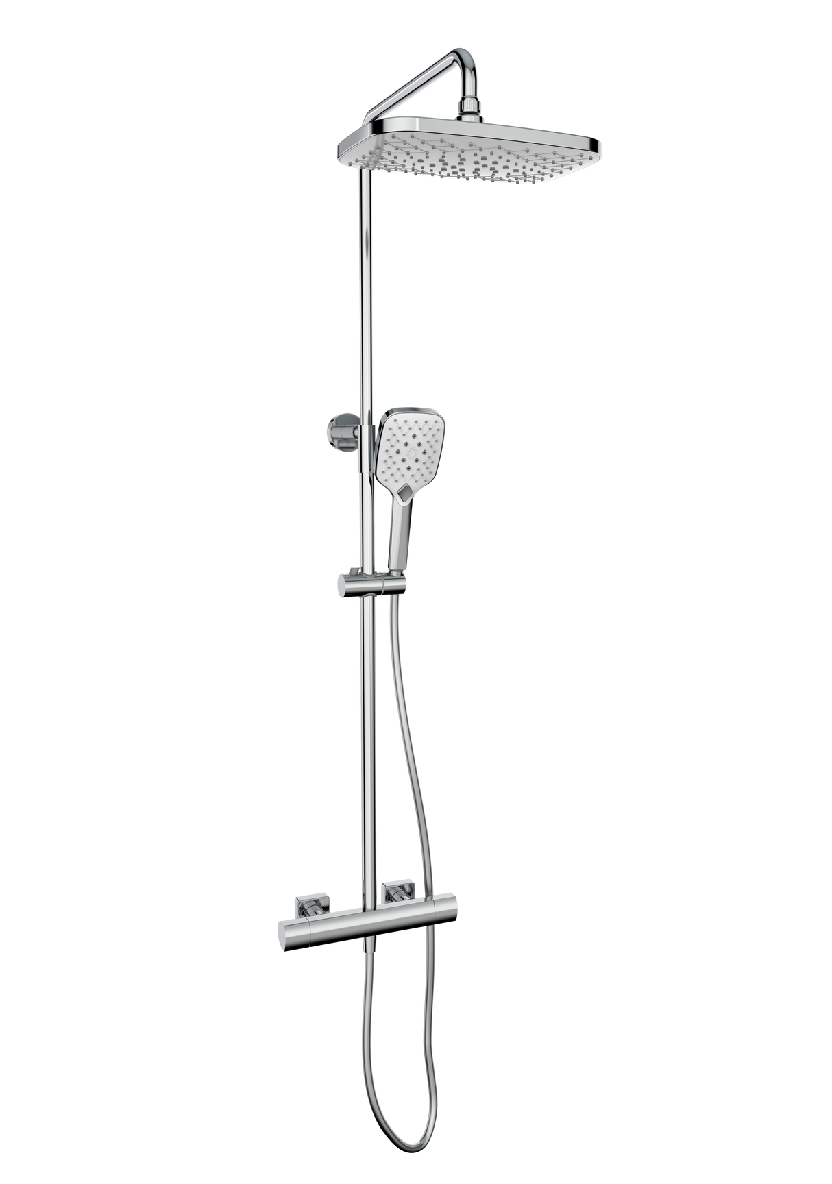Kolt Shower with Sliding Handset and Drench Head