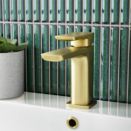 Brushed Brass Taps