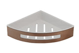 Corner Basket with Shelf