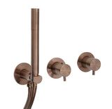 VOS Modular 2 Handle 2 Outlet Thermostatic Shower Valve W Handset