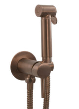 Douche set with angle valve