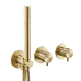 VOS Modular 2 Handle 2 Outlet Thermostatic Shower Valve W Handset
