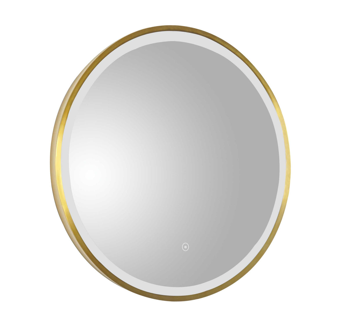 VOS Mirror - Brushed Brass - With Light