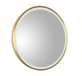 VOS Mirror - Brushed Brass - With Light