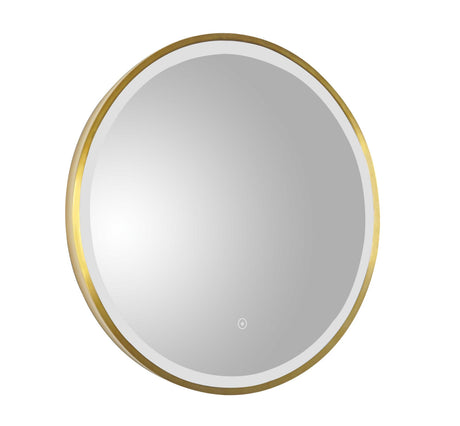 VOS Mirror - Brushed Brass - With Light