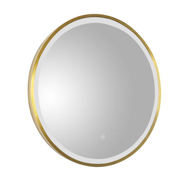 VOS Mirror - Brushed Brass - With Light
