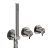 VOS Modular 2 Handle 2 Outlet Thermostatic Shower Valve W Handset