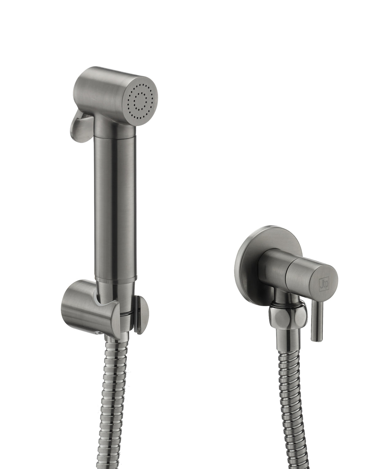 Douche set with angle valve
