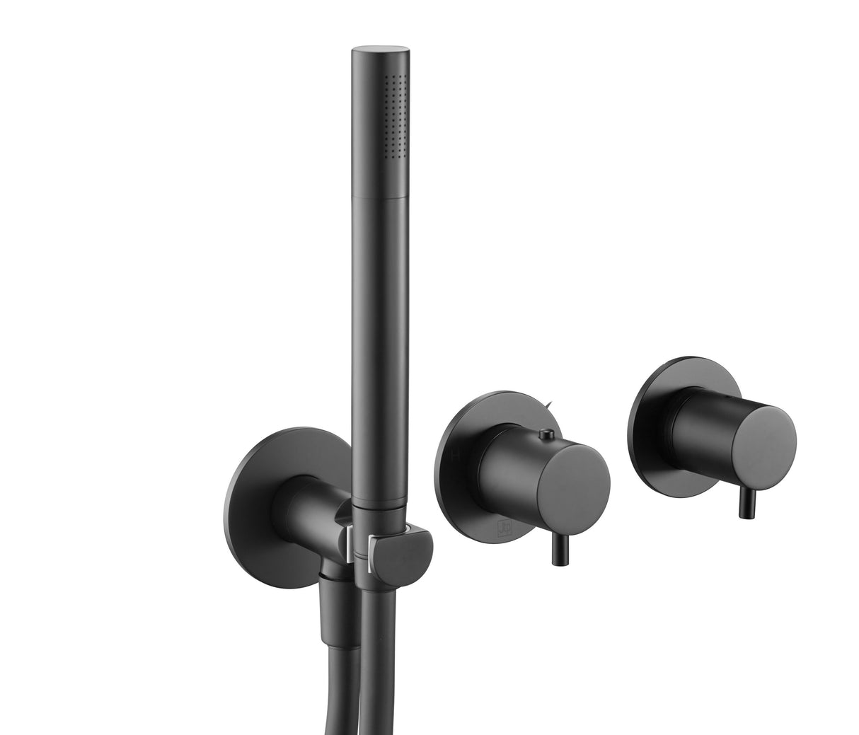 VOS Modular 2 Handle 2 Outlet Thermostatic Shower Valve W Handset