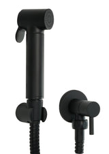 Douche set with angle valve