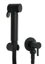 Douche set with angle valve