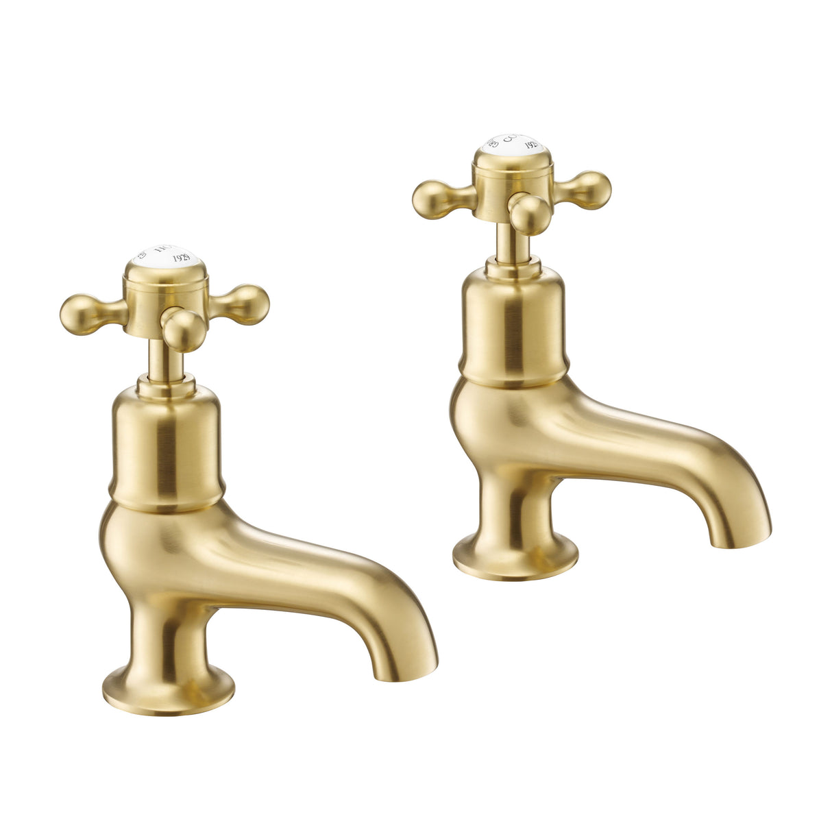 Grosvenor Cross Deck Mounted Bath Taps