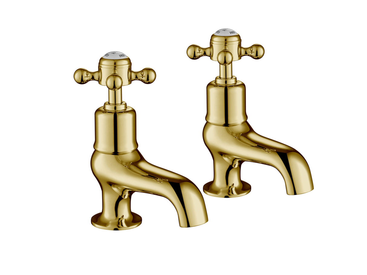 Grosvenor Cross Deck Mounted Bath Taps