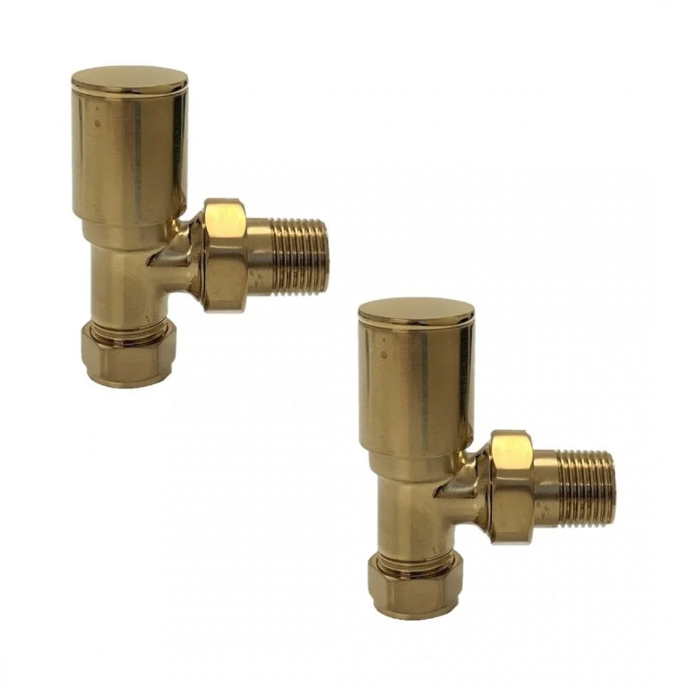 Radiator Valve Angled 15mm (Pair)