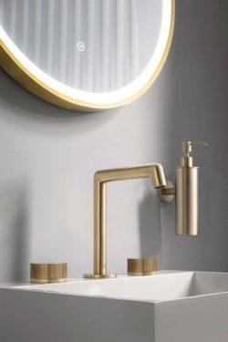Evo 3 Hole Deck Mounted Basin Mixer
