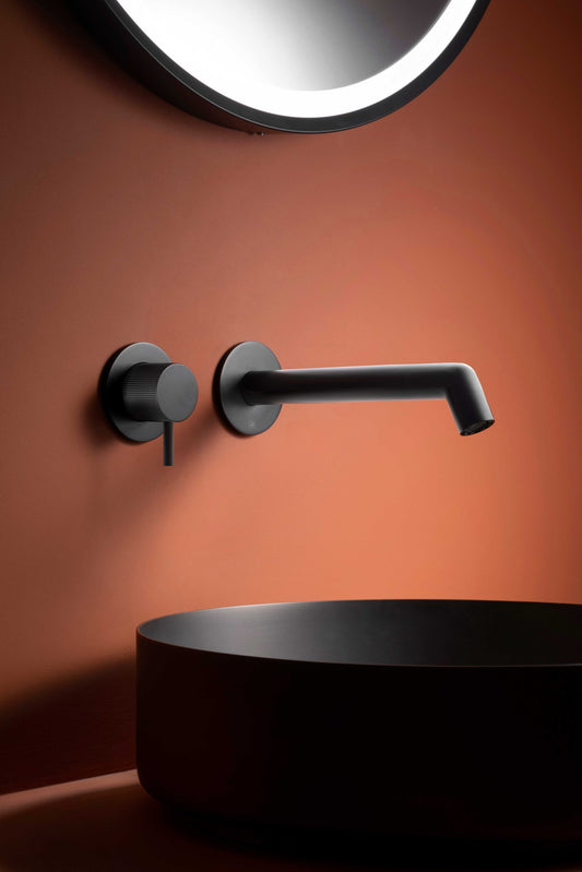 Evo Single Lever Wall Mounted Basin Mixer