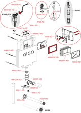Alca Slim Concealed Cistern 8.3cm
