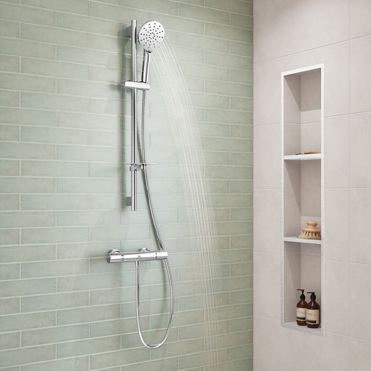 Euri Exposed Thermostatic Shower