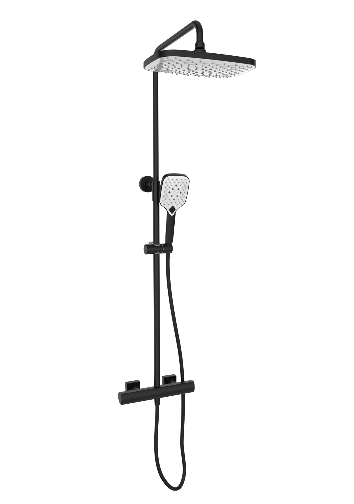 Kolt Shower with Sliding Handset and Drench Head