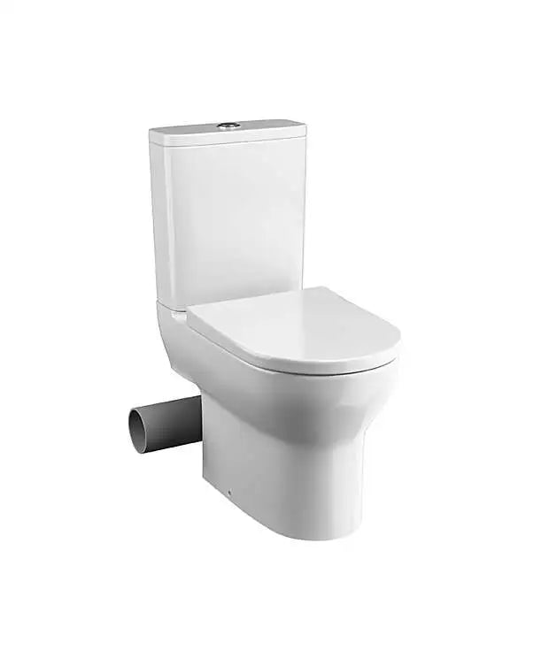 Nerola Rimless Closed Coupled Comfort Height Pan, Cistern and Seat