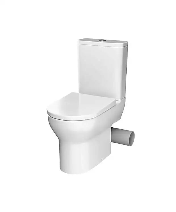 Nerola Rimless Closed Coupled Comfort Height Pan, Cistern and Seat