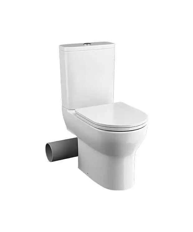 Nerola Rimless Closed Coupled Comfort Height Pan, Cistern and Seat