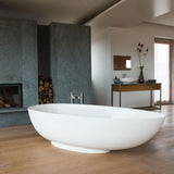 Britton Teardrop Grande Bath 191 x 48h x 82cm - Clear Stone