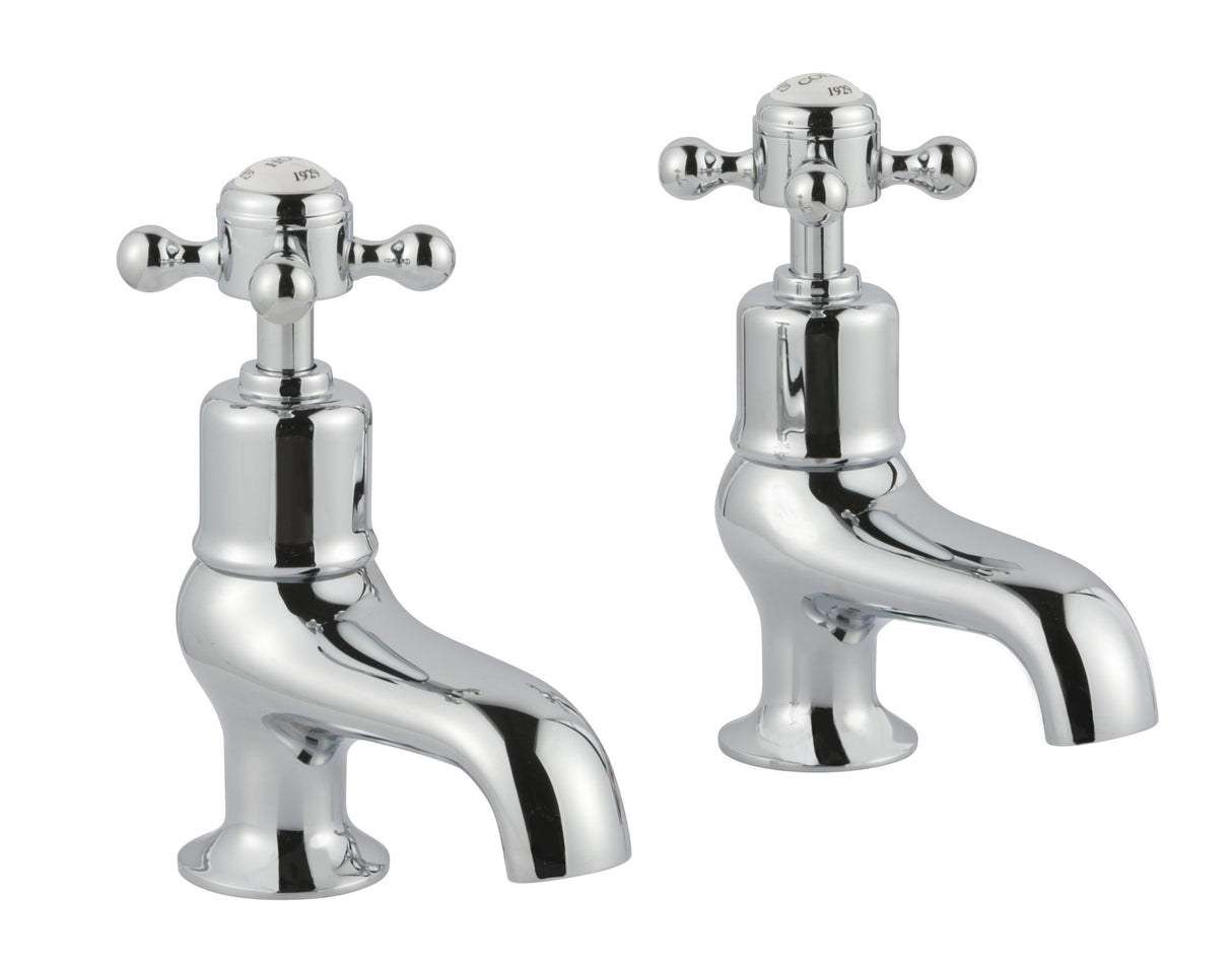 Grosvenor Cross Deck Mounted Bath Taps