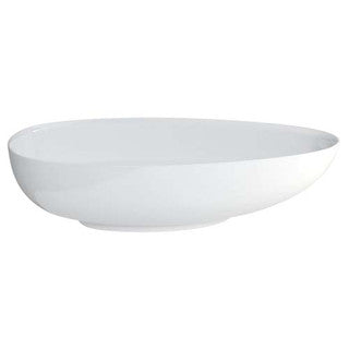 Britton Teardrop Grande Bath 191 x 48h x 82cm - Clear Stone